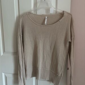 Mur mur beige knitted sweater - med